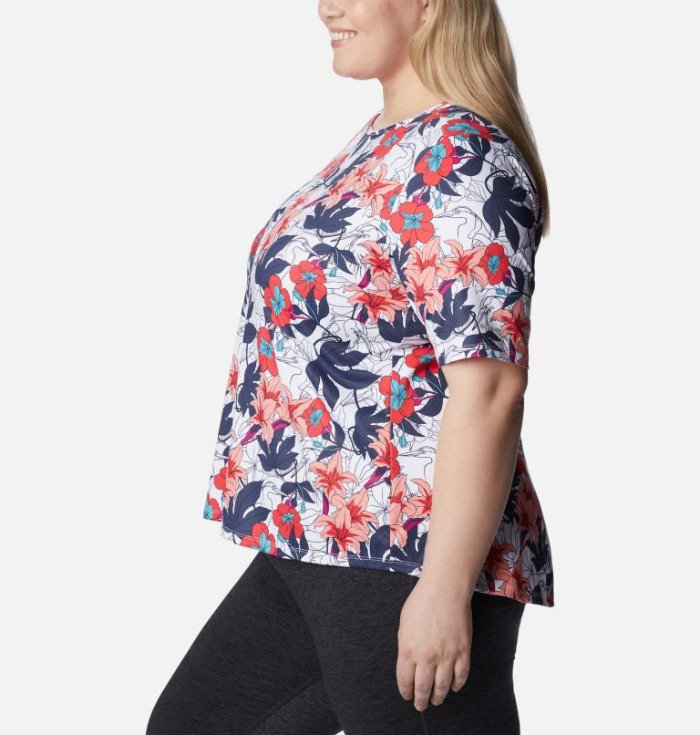 Women's Columbia Chill River T Shirts Flower | Plus Size CA-YL168